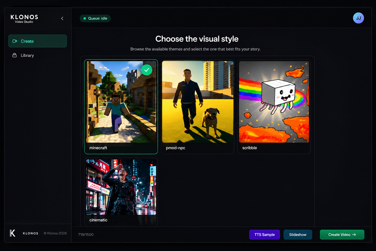 Choose the visual style